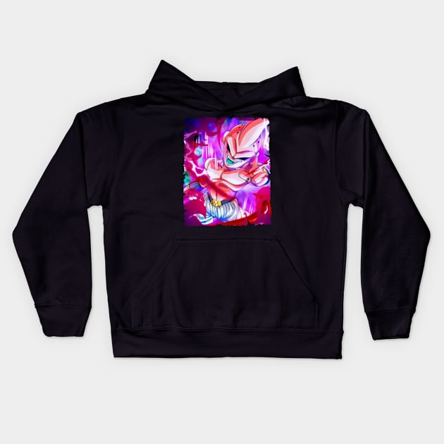 MAJIN BUU MERCH VTG Kids Hoodie by kuzza.co